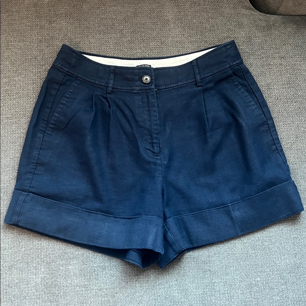 J. Crew Dark Blue Tailored Shorts